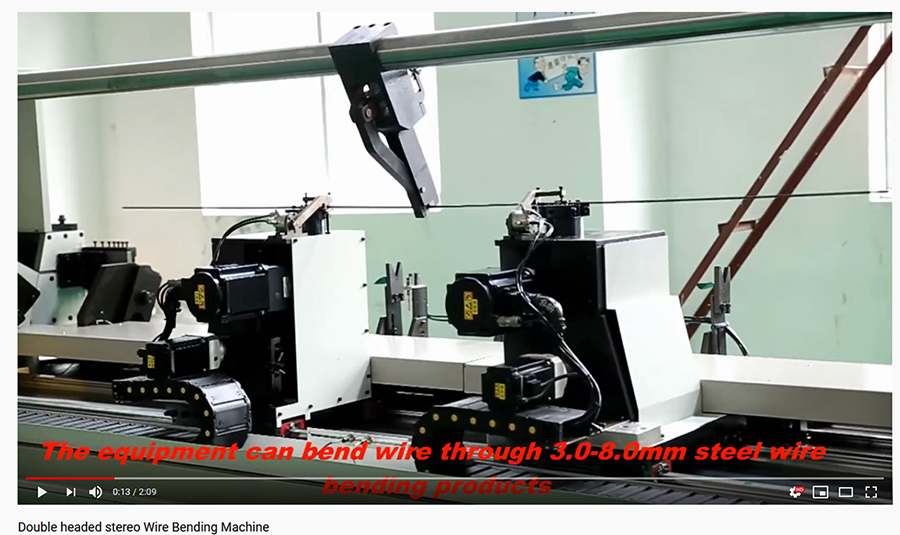 Double-headed stereo Wire Bending Machine